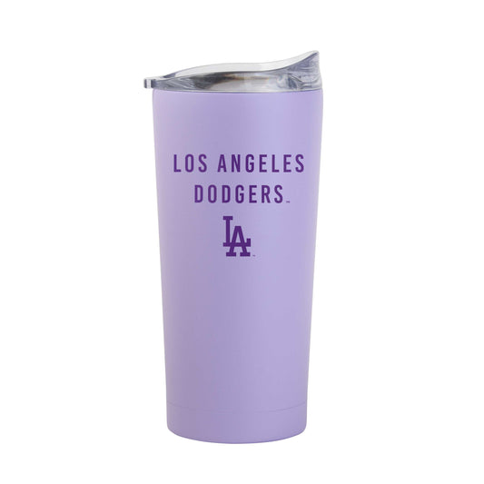 LA Dodgers 20oz Tonal Lavender Powder Coat Tumbler - Logo Brands - Flyclothing LLC