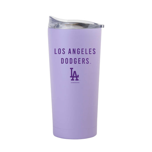 LA Dodgers 20oz Tonal Lavender Powder Coat Tumbler - Logo Brands - Flyclothing LLC