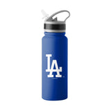 LA Dodgers Logo 25oz Stainless Single Wall Flip Top Bottle - Logo Brands - Flyclothing LLC