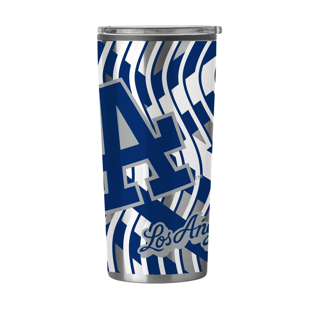 LA Dodgers 20oz Flex Plastic Wall Stainless Tumbler - Logo Brands - Flyclothing LLC
