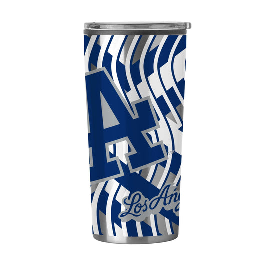 LA Dodgers 20oz Flex Plastic Wall Stainless Tumbler - Logo Brands - Flyclothing LLC
