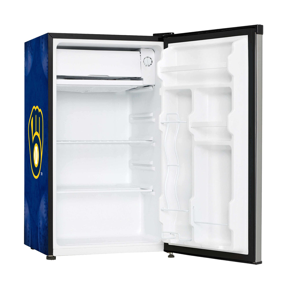 Milwaukee Brewers Counter Top Fridge - Logo Brands - Flyclothing LLC