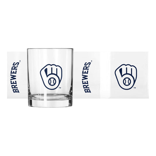 Milwaukee Brewers 14oz Gameday Rocks Glass - Logo Brands - Flyclothing LLC