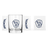 Milwaukee Brewers 14oz Gameday Rocks Glass - Logo Brands - Flyclothing LLC