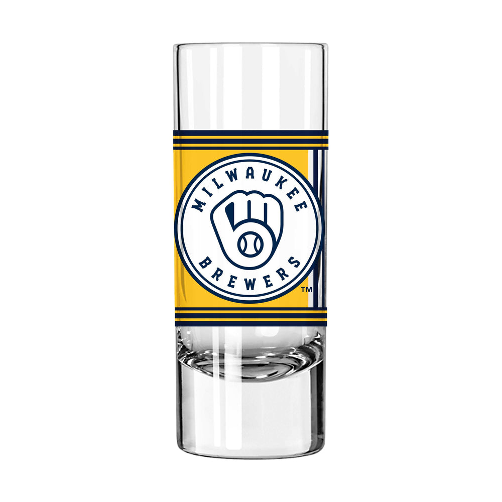 Milwaukee Brewers 2.5oz Hero Shooter Glass - Logo Brands - Flyclothing LLC
