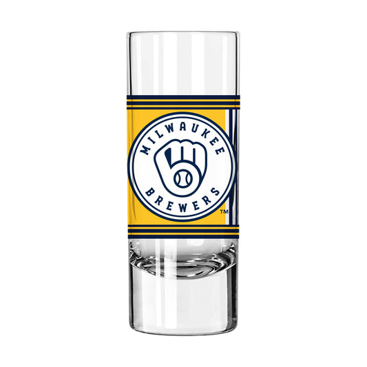 Milwaukee Brewers 2.5oz Hero Shooter Glass - Logo Brands - Flyclothing LLC