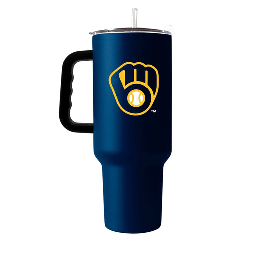 Milwaukee Brewers 40oz Flipside Powder Coat Tumbler - Logo Brands - Flyclothing LLC
