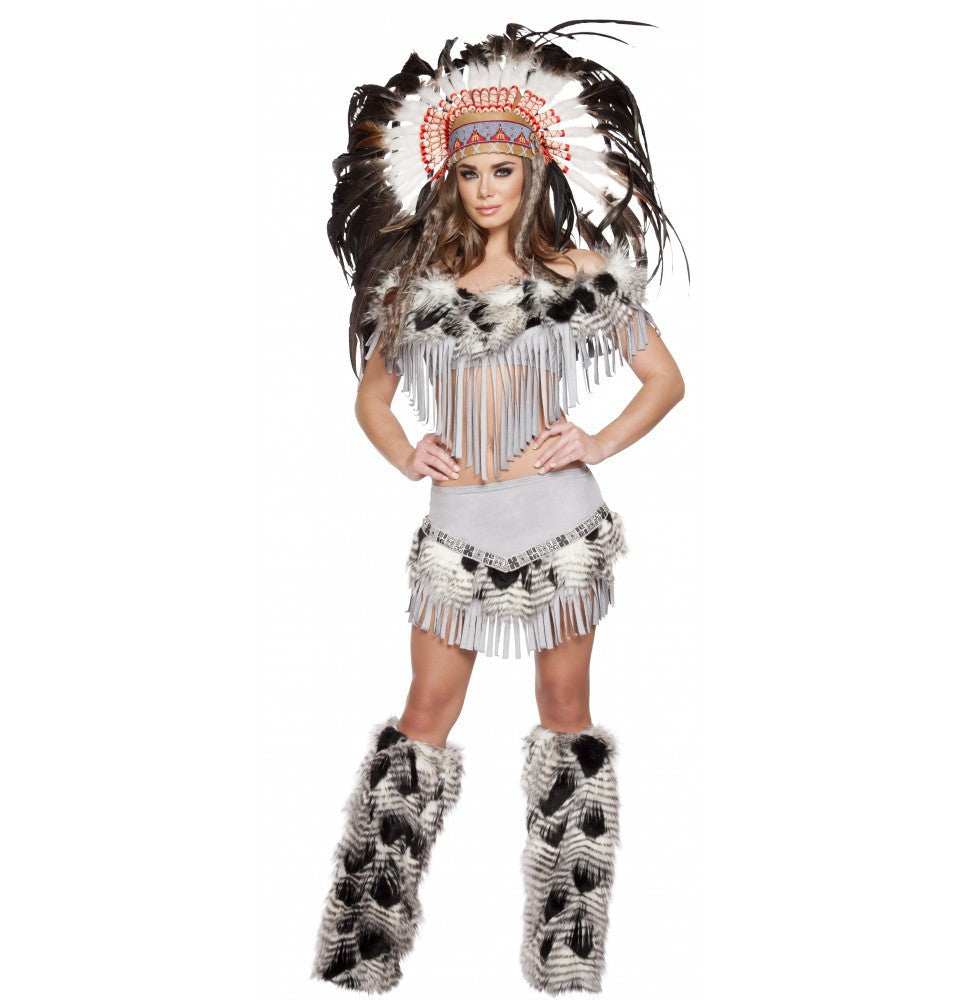 Roma Costume 3pc Lusty Indian Maiden - Roma Costume - Flyclothing LLC