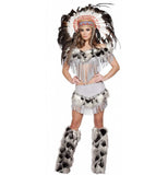 Roma Costume 3pc Lusty Indian Maiden - Roma Costume - Flyclothing LLC