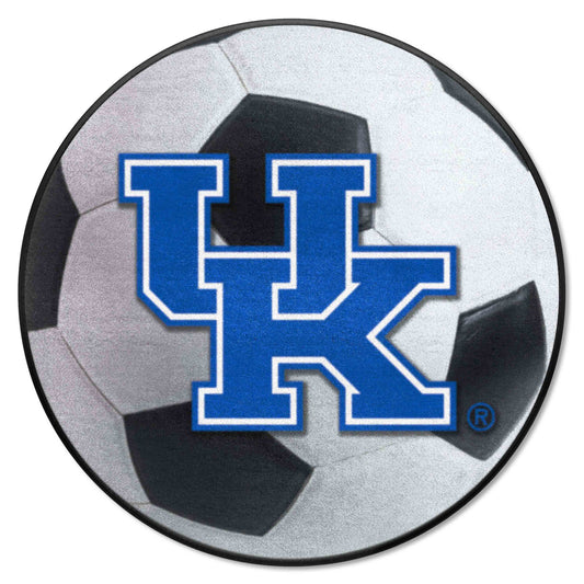Kentucky Wildcats Soccer Ball Rug - 27in. Diameter, UK Logo - Kentucky