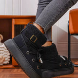 Lace Up Platform Boots - Trendsi - Flyclothing LLC