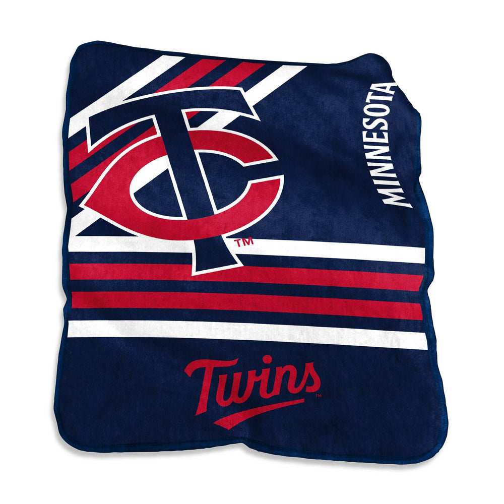 Minnesota Twins Raschel Throw - Logo Brands - Flyclothing LLC
