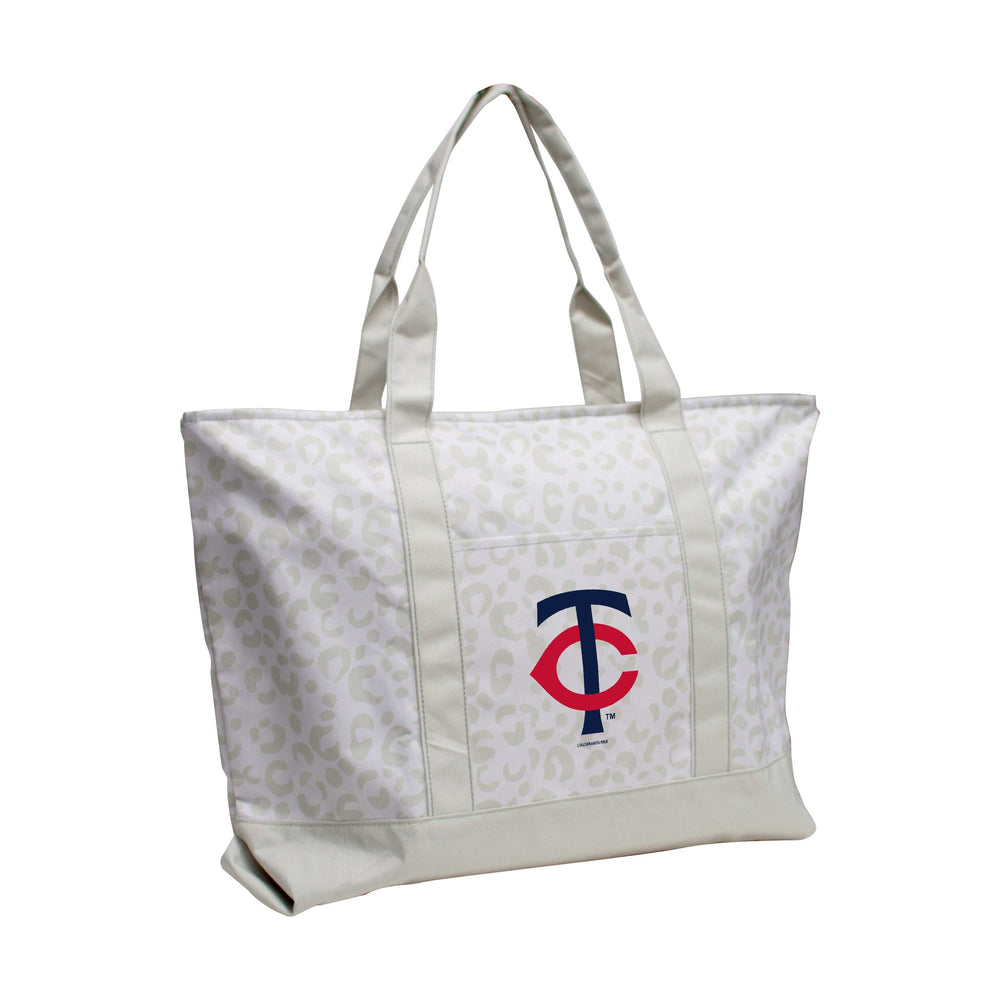 Minnesota Twins Leopard Pattern Tote - Logo Brands - Flyclothing LLC