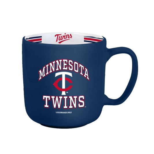 Minnesota Twins 15oz Stripe Mug - Logo Brands - Flyclothing LLC