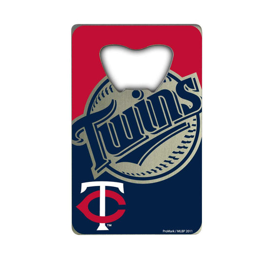 MLB - Minnesota Twins Credit Card Bottle Opener - Logo Brands - Flyclothing LLC