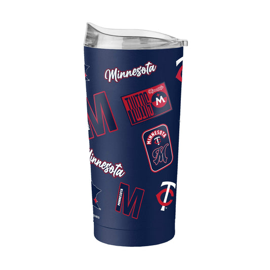 Minnesota Twins 20oz Dreamweave Powder Coat Tumbler - Logo Brands - Flyclothing LLC