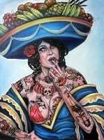 Black Market Art Company Blue Bananas Print - Black Market Art Company - Flyclothing LLC