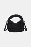 Quilted Puffy Removable Strap Crossbody Bag - Trendsi - Flyclothing LLC