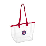 Washington Nationals Clear Tote - Logo Brands - Flyclothing LLC