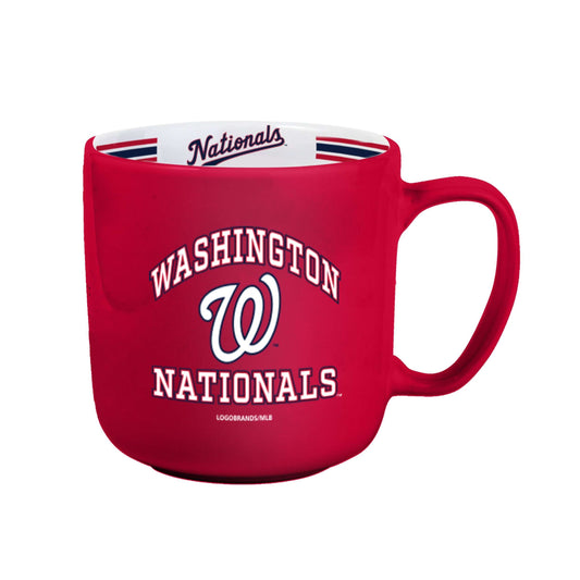 Washington Nationals 15oz Stripe Mug - Logo Brands - Flyclothing LLC