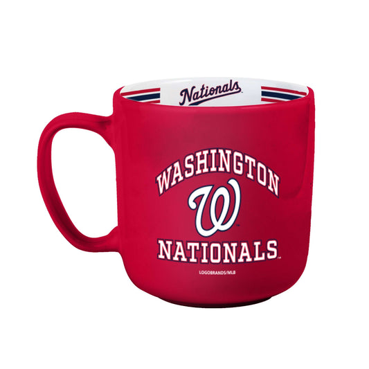Washington Nationals 15oz Stripe Mug - Logo Brands - Flyclothing LLC