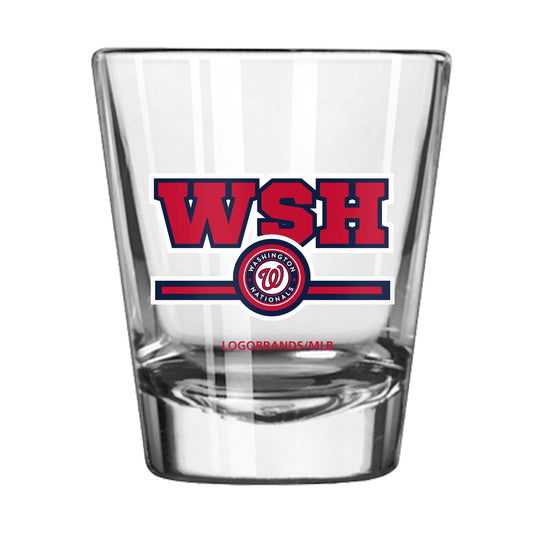 Washington Nationals 2oz Letterman Shot Glass - Logo Brands - Flyclothing LLC