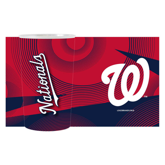 Washington Nationals 4pk Geometric 22oz Hardwall Cup - Logo Brands - Flyclothing LLC