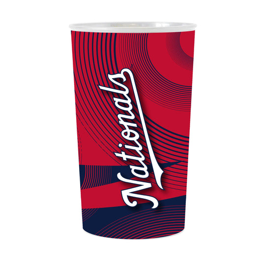 Washington Nationals 4pk Geometric 22oz Hardwall Cup - Logo Brands - Flyclothing LLC