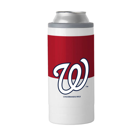 Washington Nationals Slim Colorblock Can Coolie - Logo Brands - Flyclothing LLC