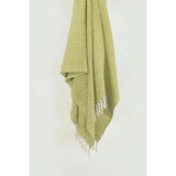 50" X 60" Citrine And Ivory Geometric Cotton Throw Blanket with Fringe - Homeroots - Flyclothing LLC