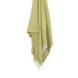 50" X 60" Citrine And Ivory Geometric Cotton Throw Blanket with Fringe - Homeroots - Flyclothing LLC