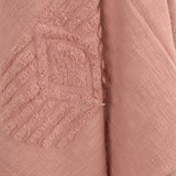 50" X 60" Coral Cotton Woven Ikat Throw Blanket with Tassels - Homeroots - Flyclothing LLC