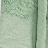 50" X 60" Green Cotton Woven Ikat Throw Blanket with Tassels - Homeroots - Flyclothing LLC