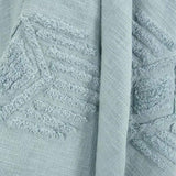 50" X 60" Aqua Cotton Woven Ikat Throw Blanket with Tassels - Homeroots - Flyclothing LLC