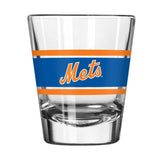 New York Mets 2oz Stripe Shot Glass - Logo Brands - Flyclothing LLC