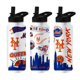 New York Mets 34oz Native Quencher Bottle - Logo Brands - Flyclothing LLC