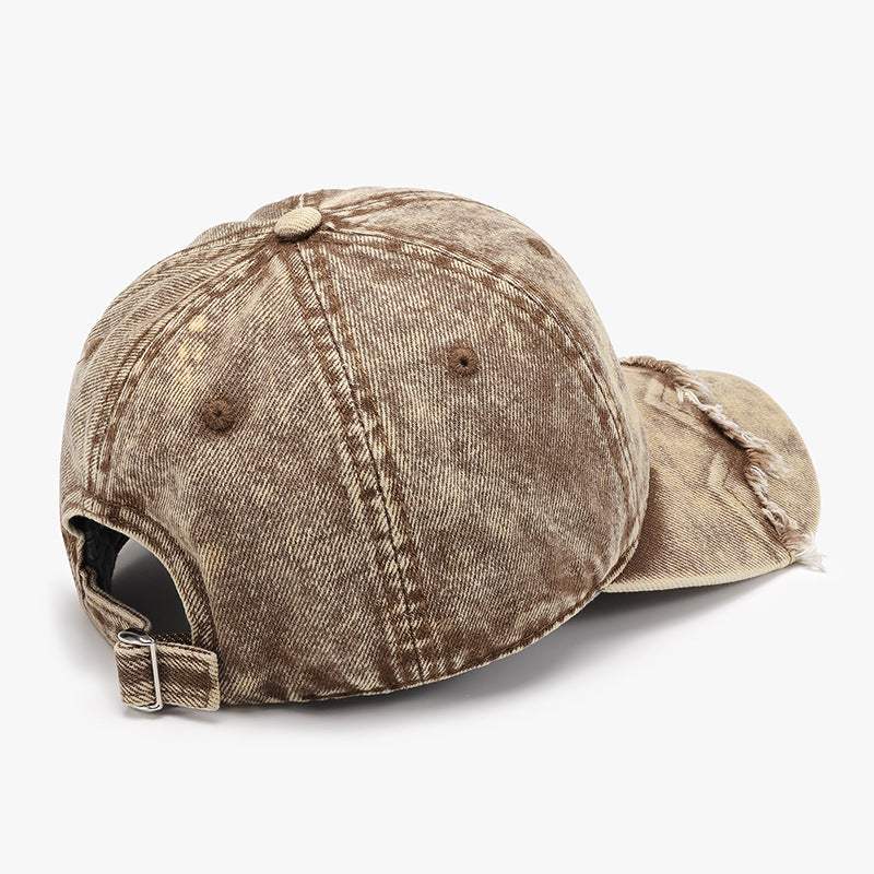 Fringe Adjustable Cotton Baseball Cap - Trendsi - Flyclothing LLC