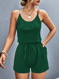 Scoop Neck Romper with Pockets - Trendsi - Flyclothing LLC