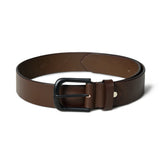 Prestige Brown Leather Belt - Classy Leather Bags - Flyclothing LLC