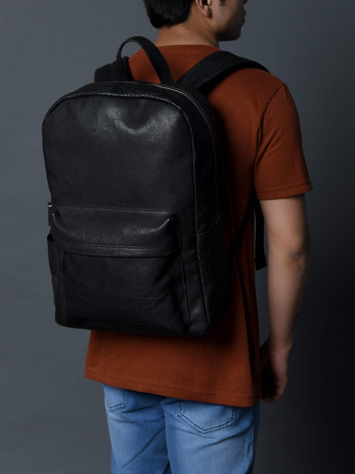 NoirTrek Leather Backpack 1.0 - Classy Leather Bags - Flyclothing LLC