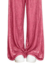 Sequin Wide-Leg Pants - Trendsi - Flyclothing LLC