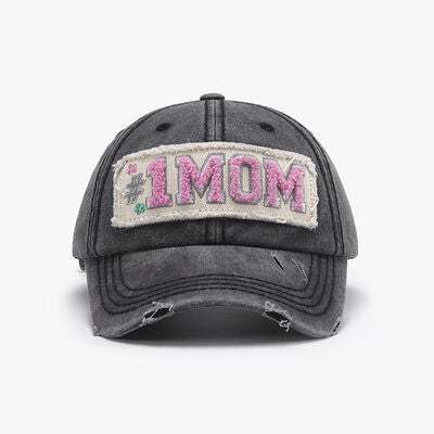 Letter Adjustable Cotton Baseball Cap - Trendsi - Flyclothing LLC
