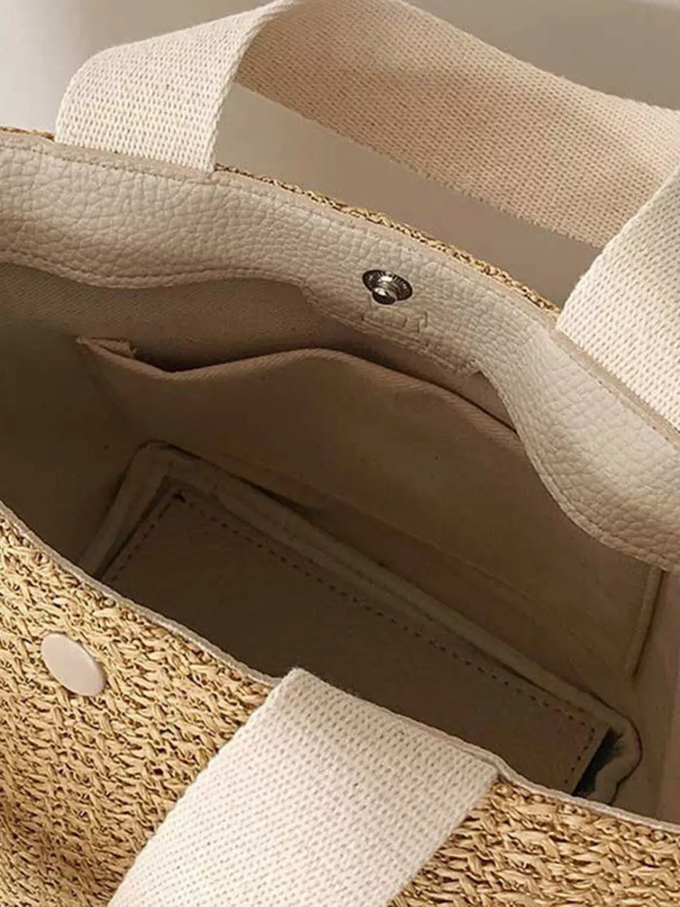 Woven Straw Tote Bag - Trendsi - Flyclothing LLC