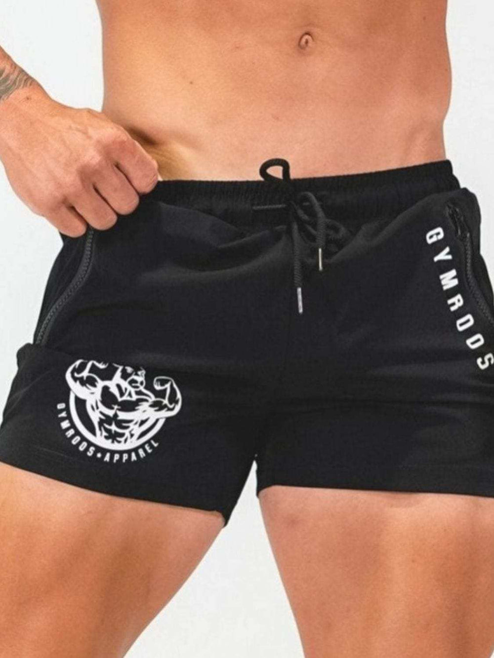 Men's Plus Size Drawstring Waist Shorts - Trendsi - Flyclothing LLC