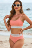 Scoop Neck Spaghetti Strap Bikini Set - Trendsi - Flyclothing LLC