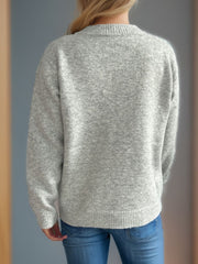 Button Down Long Sleeve Cardigan - Trendsi