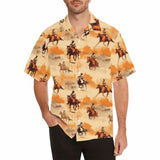 Baha Ranch Western Grunge Men's Western Camp Shirt