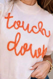 TOUCH DOWN Mock Neck Short Sleeve Knit Top - Trendsi - Flyclothing LLC
