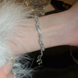 Copper Zircon Bracelet - Trendsi