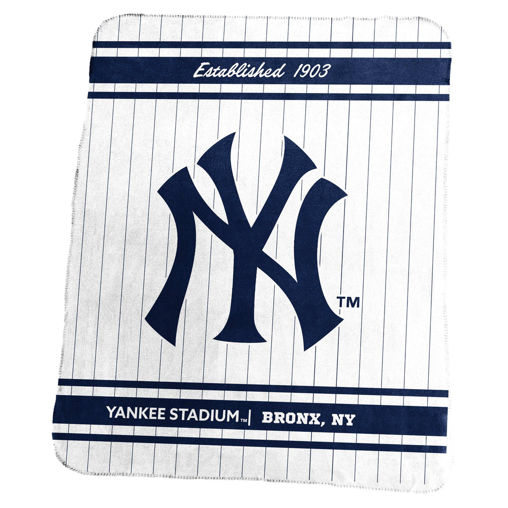 NY Yankees Stadium Classic Fleece Throw - Logo Brands - Flyclothing LLC